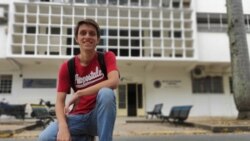 Anderson Ayala Giusti, presidente adjunto del Centro de Estudiantes de la Escuela de Comunicación Social de la UCV. Foto: Cortesía.