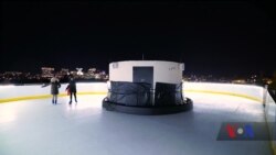 У готелі в столиці США відкрилася ковзанка на даху з неймовірним виглядом на Вашингтон. Відео