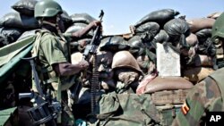 Wanajeshi wa umoja wa Afrika huko Somalia.