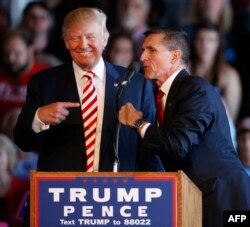 Флінн з Трампом у жовтні 2017-го року