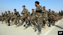 Afg'oniston askarlari. Kobul, 18-yanvar, 2021. 