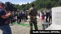 Srebrenica - Potočari - Bosnia and Herzegovina - Dritan Abazović on 26th commemoration for victims of Srebrenica genocide - Jully 11 2021