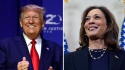 ڈیمو کریٹک صدارتی امیدوار کاملا ہیرس اور ریپبلکن صدارتی امیدوار ڈونلڈ ٹرمپ 