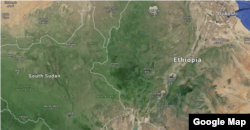 የጋምቤላ ካርታ /ጉግል ማፕ/