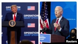 Biden Trump combination picture