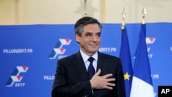 Francois Fillon à Paris le 27 novembre 2016.