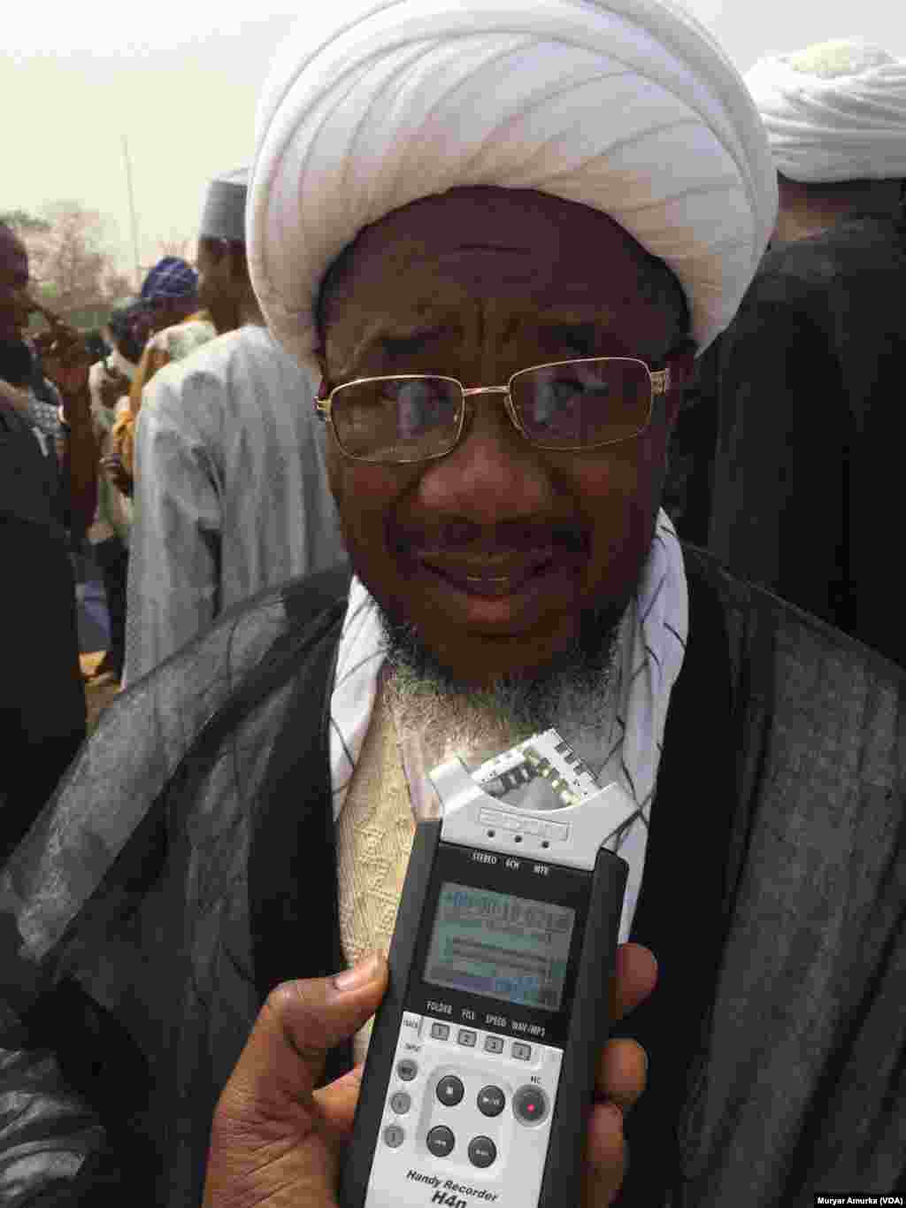 ABUJA: Zanga Zanga 'yan Shi'a a Abuja. ​ Sheikh Adamu tsohon jagoran 'yan shi'an Jos na jihar Filato, Disemba 13, 2017