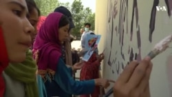 نقاشی بر دیوارهای مکتب سیدالشهدا