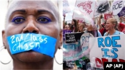 Arhiva: Aktivisti za i protiv abortusa ispred zgrade Vrhovnog suda u Vašingtonu. 