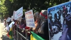 በለንደን የሚኖሩ ሶማሊያውያን ኢትዮጵያ ኤምባሲ ደጃፍ የተቃውሞ ሰልፍ አካሄዱ