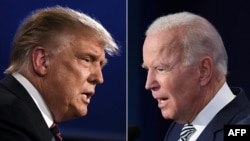President Donald Trump and Vice-President (D) Joe Biden