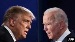 President Donald Trump and Vice-President (D) Joe Biden