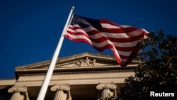 資料照片：位於華盛頓的美國司法部大樓。