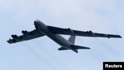 FILE - A B-52 strategic bomber from the United States Air Force