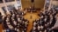 Pakistan PoliticsPakistani lawmakers take oath at a newly elected Khyber Pakhtunkhwa Assembly in Peshawar, Pakistan, Wednesday, May 29, 2013. Speaker Asad Qaisar said that restoration of peace is the biggest challenge in his province. Pakhtunkhwa province