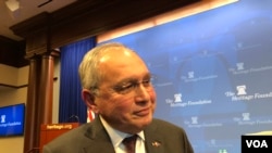 菲律賓駐美大使羅穆亞爾德斯(Jose Manuel Romualdez) (美國之音黎堡2019年6月26日）