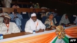 Des délégués assistent à la conférence nationale à Niamey le 15 février 2025. (Photo AFP)