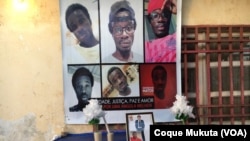 Familiares e amigos choram a morte de Inocêncio Alberto de Matos, Luanda, Angola