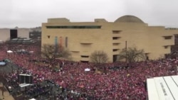 Pamje nga Marshimi i Grave në Uashington