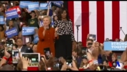 Mishel Obama Hillari Klintonni yoqlamoqda