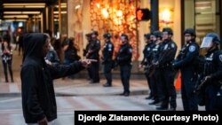 Protest u Sijetlu u Vašingtonu 31. maja 2020. (foto Djordje Zlatanovic)