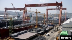 اولسان که به نام شهرک هیوندای نیز معروف است،‌ یکی از بزرگترین فابریکه های کشتی سازی جهان را در خود جا داده است