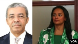 Montagem Carlos Saturnino Isabel dos Santos