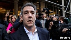 El exabogado personal del presidente Donald Trump, Michael Cohen, fue entrevistado por legisladores en febrero y marzo de este año.