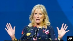 Mke wa rais wa Marekani Jill Biden kwenye picha ya awali.