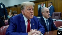 Bivši predsjednik Donald Trump u krivičnom sudu na Manhattanu 30. aprila 2024. (Foto: AP/Eduardo Munoz) 