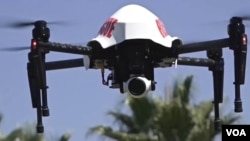 The Los Angeles County Sheriff's Department is one police agency in the United States experimenting with drones. (VOA)