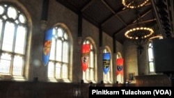 Interior of the Great Hall, Bryn Mawr College. Lower Merion Twp, PA, USA