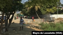 Bairro de lata em Benguela, Angola