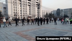 Skup podrške Navalnom u Habarovsku, Rusija.