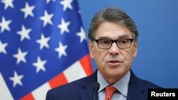 美国能源部长里克▪佩里。（2018年11月13日）