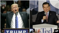 Donald Trump da Ted Cruz