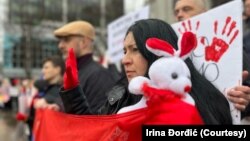 Skup podrške studentima u Vankuveru, 1. februar 2025. (Courtesy/Irina Đorđić)