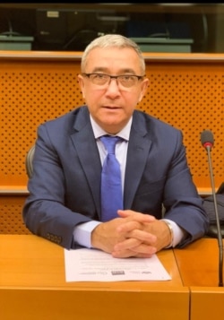 世界維吾爾代表大會(World Uighur Congress) 發言人迪里夏提·熱西提(Dilxat Raxit) (資料照)