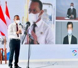 Menteri Investasi Bahlil Lahadalia dalam sebuah kesmepatan pada September 2021. (Foto: Courtesy of Setpres RI)