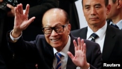香港富商李嘉誠資料照。