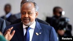 FILE - Djibouti's President Ismail Omar Guelleh, October 2013.