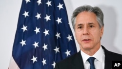 U.S. Secretary of State Antony Blinken looks on ahead of the start of the 31st Organization for Security and Cooperation in Europe Ministerial summit, in Ta'Qali, Malta, Dec. 5, 2024. Blinken is heading to Jordan and Turkey on Dec. 11, to discuss an aligned vision for Syria.