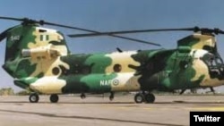 Jirgin yakin Najeriya mai daukar sojoji da manyan makamai.