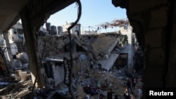 以軍2024年2月3日繼續空襲加沙南部拉法。