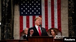 Predsednik SAD Donald Tramp govori o stanju nacije u Kongresu, 5. februar 2019.