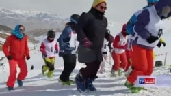 نهمین دور مسابقات اسکی در بامیان