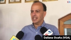 Sergio Maltés, vicepresidente del Consejo Superior de la Empresa Privada (COSEP) en Nicaragua. VOA/Daliana Ocaña, octubre 21 de 2019.