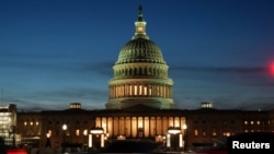 미국 워싱턴의 연방의회 건물.