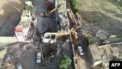 زندان شهر صعده پس از حملهٔ هوایی