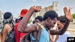 Wahamiaji kutoka eneo la Amhara. Septemba 7, 2023.